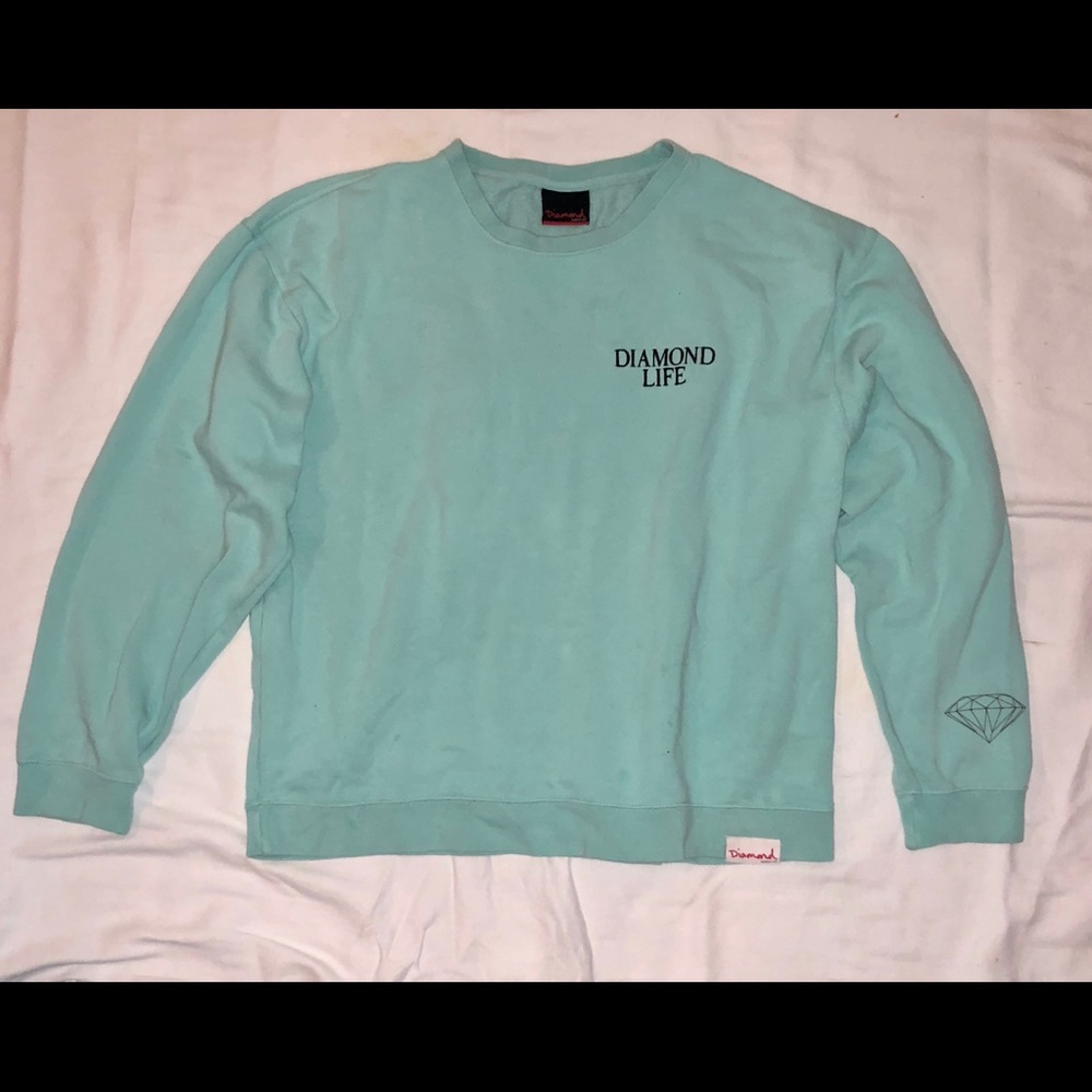 Diamond Crew Neck Sweatshirt